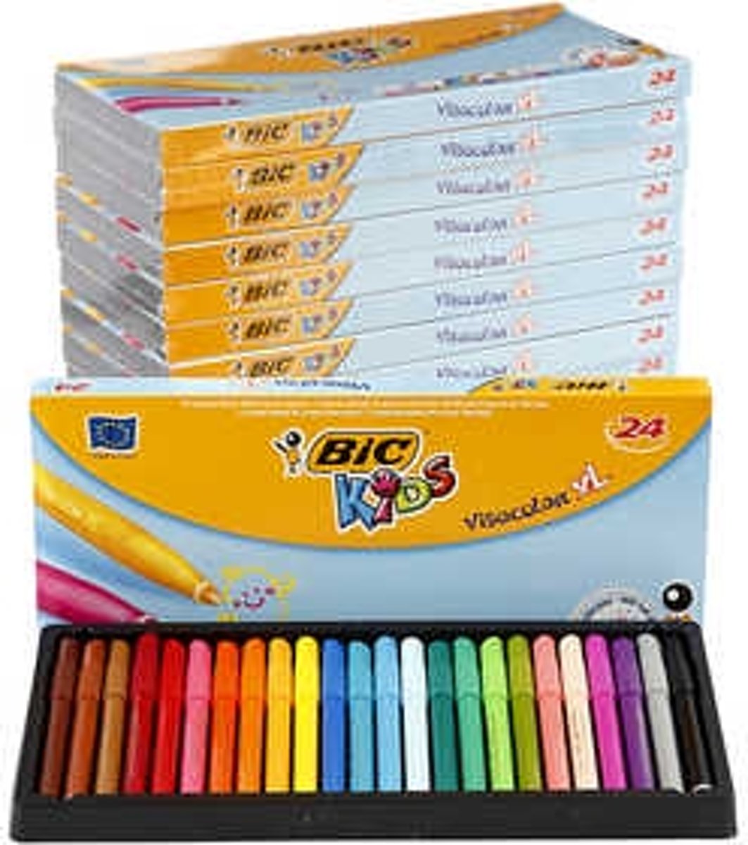 Visa Color Marker,  3 mm, diverse kleuren, 12x24stuks [HOB-37498]